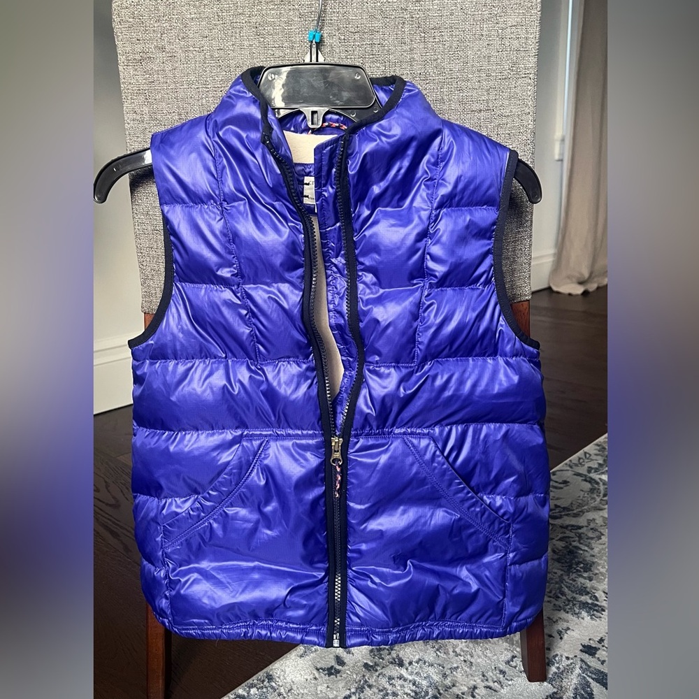 Crewcuts Girl,  purple Puffer Vest sz 12 EUC